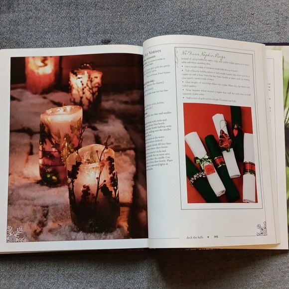 Christmas Recipe & Craft Hardcover Book, Taste Of Home, Gift & Decor Ideas - Picture 5 of 12